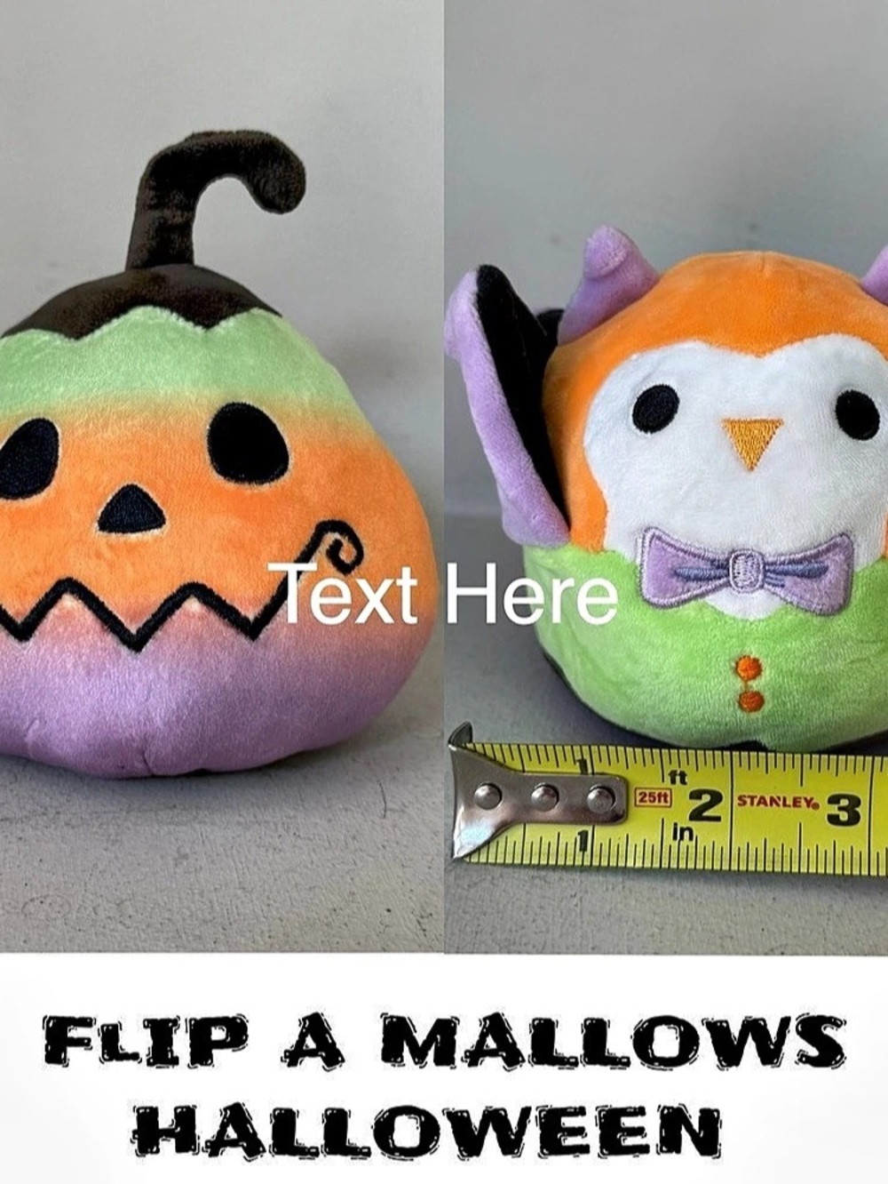 Squishmallows Flip a Mallows Halloween Plush Set New no tag